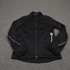 Rossignol Jacket Womens 10 Black Softshell Full Zip Cycling Ski Windbreaker